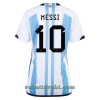 Argentina 3 Star MESSI 10 VM 2022 - Dame Fotballdrakt